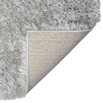 Tappeto Shaggy a Pelo Lungo Grigio 160x230 cm 50 mm