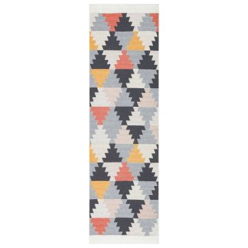 Tappeto Multicolore 80x300 cm in Cotone