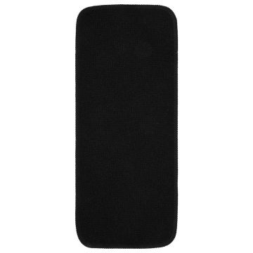Tappetini per Scale 15 pz 60x25cm Neri Antiscivolo Rettangolari