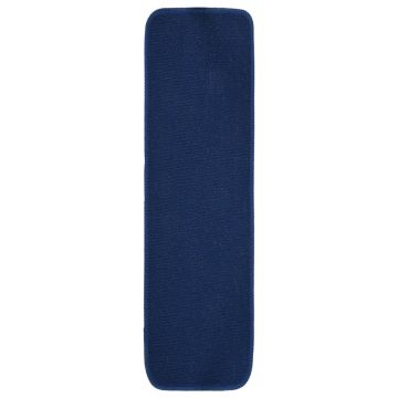 Tappetini per Scale 15 pz 75x20 cm Blu Antiscivolo Rettangolari
