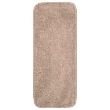 Tappetini Scale 15 pz 60x25 cm Beige Antiscivolo Rettangolari