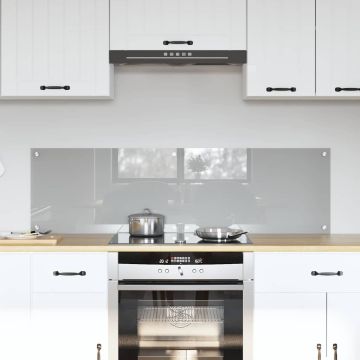 Schienale da cucina 2 pz Grigio chiaro 70 x 40 cm