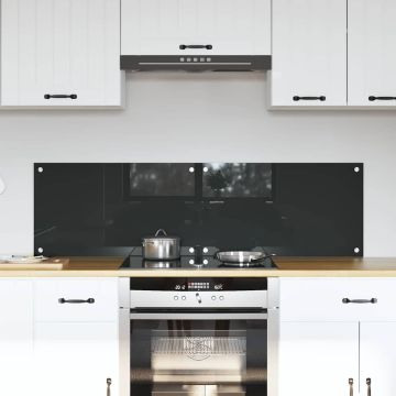 Schienale da cucina 2 pz Grigio scuro 70 x 40 cm