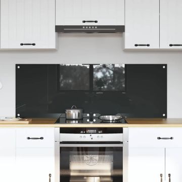 Schienale da cucina 2 pz Grigio scuro 70 x 50 cm