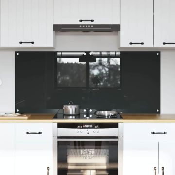 Schienale da cucina 2 pz Grigio scuro 70 x 60 cm