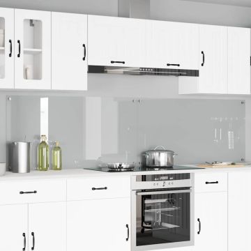 Schienale da cucina 2 pz Trasparente 120 x 60 cm
