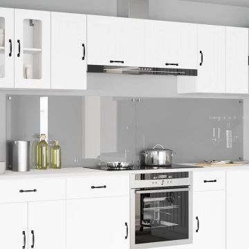 Schienale da cucina 2 pz Grigio chiaro 120 x 60 cm