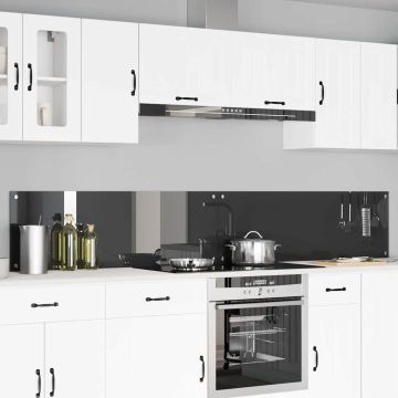 Schienale da cucina 2 pz Grigio scuro 120 x 40 cm