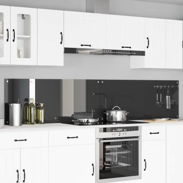 Schienale da cucina 2 pz Grigio scuro 120 x 50 cm