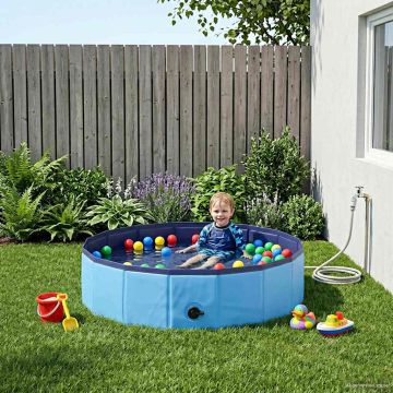 Piscina per bambini Ø 80 x 20 cm Rotondo per Bambino per Blu