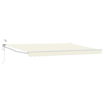 Tettuccio Elettrico Retrattile Crema 4,5 × 3 m