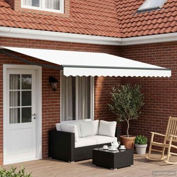 Tettuccio Elettrico Retrattile Bianco 4,5 × 3 m