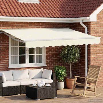 Tenda retrattile manuale Crema 3 x 2,5 m