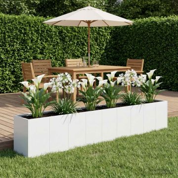 Vaso da giardino Bianco 360 x 40 x 60 cm