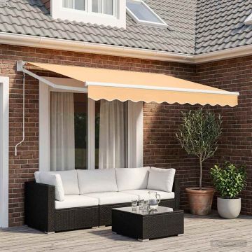 Tenda retrattile Sabbia 2,5 x 2 m Poliestere e Metallo