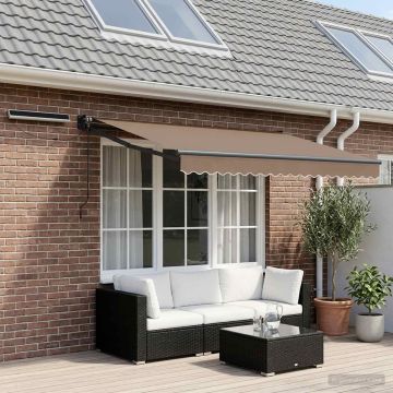 Tettuccio Elettrico Retrattile Tortora 2,5 x 2 m