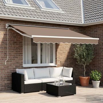 Tettuccio Elettrico Retrattile Tortora 2,5 x 2 m