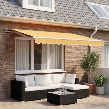 Tenda retrattile Sabbia 2,5 x 2 m Tessuto