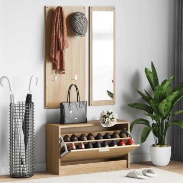 Set Scarpiera 3 in 1 Rovere Sonoma Legno Aggregato