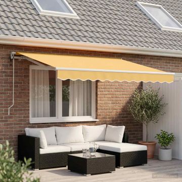 Tenda retrattile Sabbia 3,5 x 2 m Tessuto