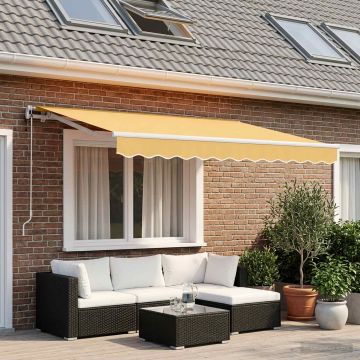 Tenda retrattile Sabbia 300 x 250 cm Poliestere