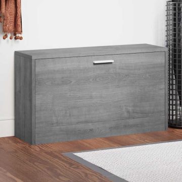 Scarpiera Grigio Sonoma 80x24x45 cm in Legno Multistrato