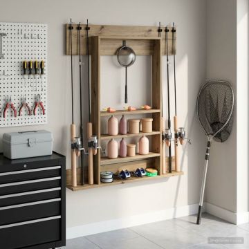 Supporto per stecche da biliardo Legno ingegnerizzato