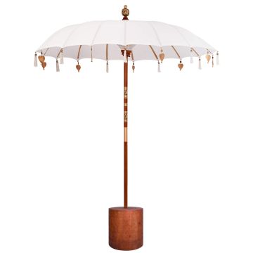Ombrellone balinese con base Rotondo 190 x 190 x 295 cm