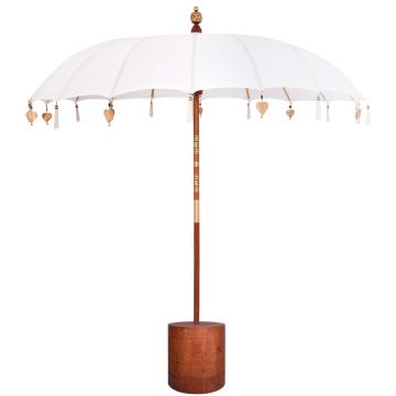 Ombrellone balinese con base Rotondo 220 x 220 x 295 cm