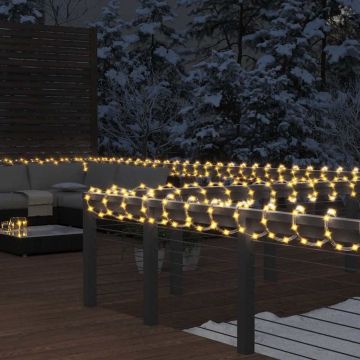 Stringa di Luci con 480 LED Bianco Caldo 20 m in PVC