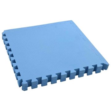 Tappetino per piscina 6 pz Blu 2,16 ㎡ Schiuma EVA