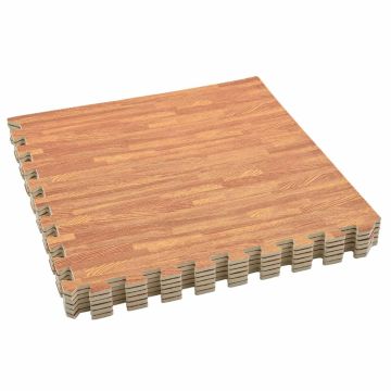 Tappetino per piscina 6 pz legno 4,32 ㎡ Schiuma EVA