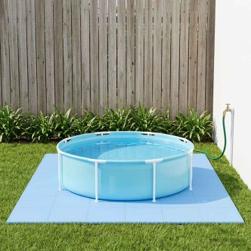 Tappetino per piscina 50 pz Blu 18 m² Schiuma EVA