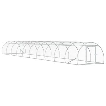 Pollaio Argento 1000 x 150 x 100 cm Acciaio zincato