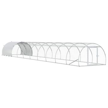 Pollaio Argento 1000 x 150 x 100 cm Acciaio zincato