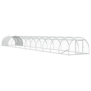 Pollaio Argento 1200 x 150 x 100 cm Acciaio zincato
