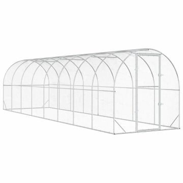 Pollaio Argento 800 x 200 x 200 cm Acciaio zincato