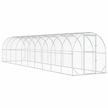 Pollaio Argento 1000 x 200 x 200 cm Acciaio zincato