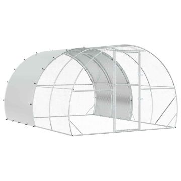 Pollaio Argento 400 x 300 x 200 cm Acciaio zincato