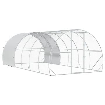 Pollaio Argento 600 x 300 x 200 cm Acciaio zincato