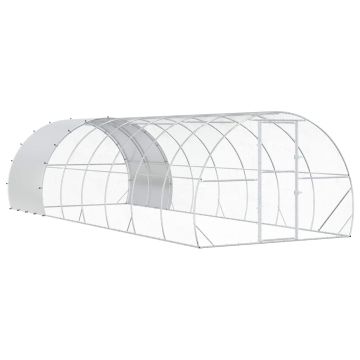 Pollaio Argento 800 x 300 x 200 cm Acciaio zincato