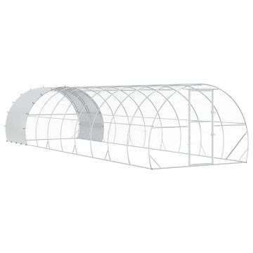 Pollaio Argento 1000 x 300 x 200 cm Acciaio zincato