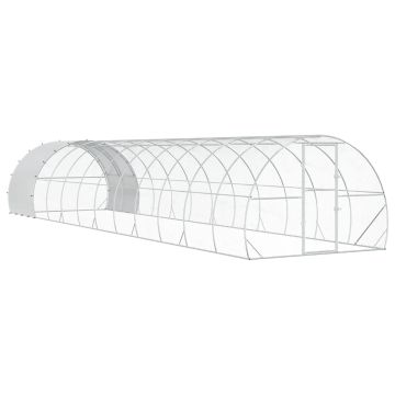 Pollaio Argento 1200 x 300 x 200 cm Acciaio zincato