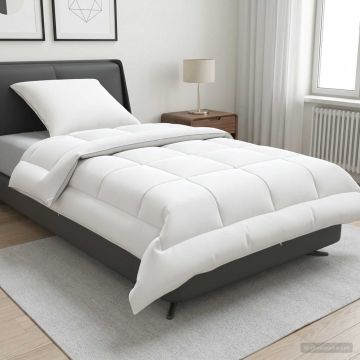 Set di piumone e cuscini 2 pz 137x200 cm Estate 140 GSM Lana