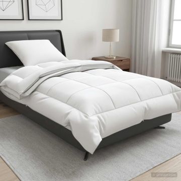 Set di piumone e cuscini 2 pz 135x200 cm 4 stagioni 140+220 GSM