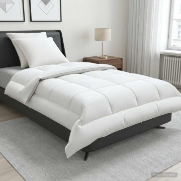 Set di piumone e cuscini 3 pz 135x220 cm Estate 140 GSM Lana