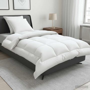 Set di piumone e cuscini 3 pz 155x220 cm Inverno 450 GSM Lana