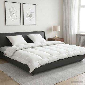 Set di piumone e cuscini 3 pz 240x260 cm Inverno 450 GSM Lana