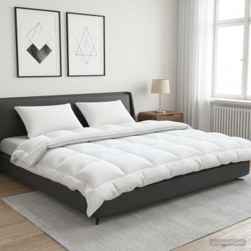 Set di piumone e cuscini 3 pz 240x260 cm Inverno 450 GSM Lana