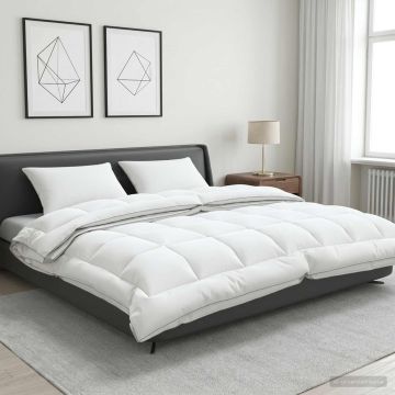 Set di piumone e cuscini 3 pz 200x200 cm 4 stagioni 200+300 GSM